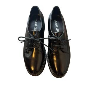 Opening Ceremony platform oxfords size 41 black with white stitching